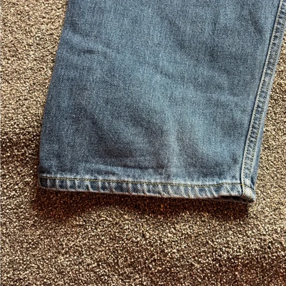 Vintage Y2K baggy hip hop men’s Sz 33x32 Levi’s silver tabmen’s blue denim Jeans